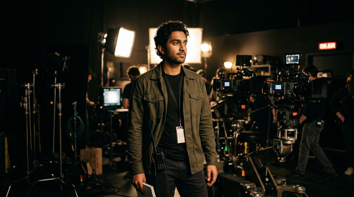 Jobayar Abir Peal on film set